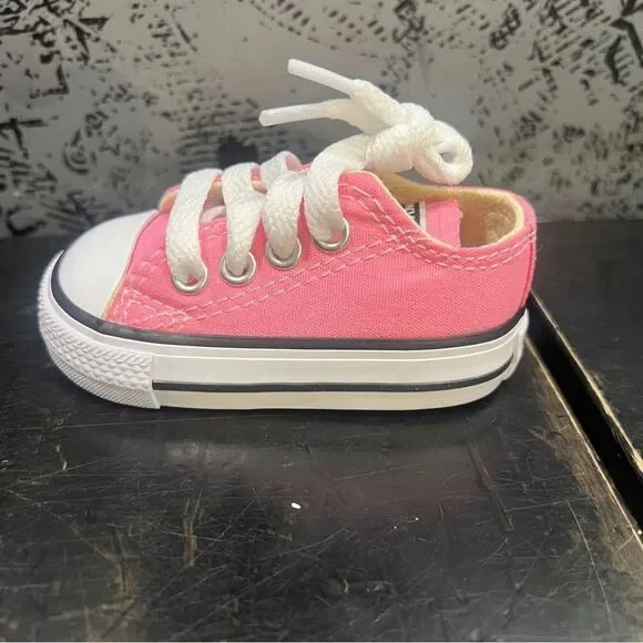 New Converse Infant CTAS Low Pink 7j238 - Picture 2 of 6
